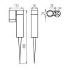 Грунтовый светильник Kanlux USTI SP 1X7 GR 36561 фото 3