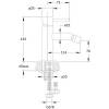 Смеситель для биде WHITECROSS Y Y1220BL черный фото 3