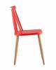 Стул Stool Group Морган Y820 red пластиковый, красный фото 3
