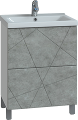 Тумба для комплекта Vigo Geometry 50 бетон