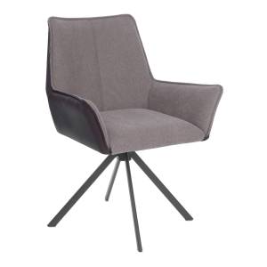 Кресло Tetchair Murano 25222 бежевый, коричневый, велюр, букле, экокожа, поворотный