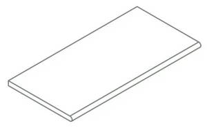 Ступень Italon Фоссил X2 620090001427 Пьюр закругленный 30x120