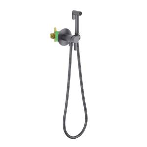 Гигиенический душ Timo Caisa 9038/18SM со смесителем, черное золото
