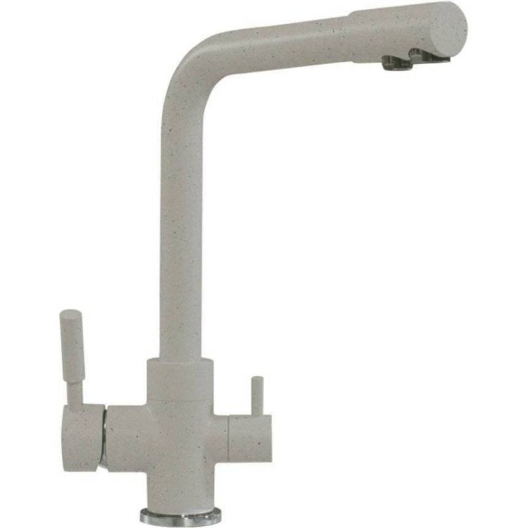 Смеситель для кухни Polygran 627499 Дуо высокий, серый