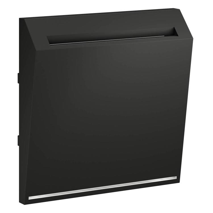 Лицевая панель для карточного выключателя Voltum S70 VLS002607 графит