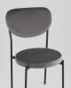 Стул Stool Group Барбара BARBARA grey velvet 40 велюр серый фото 8