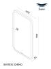 Зеркало Sintesi Jorno 40 SIN-SPEC-JORNO-40 с LED-подсветкой 400х700 фото 8