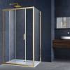 Душевой уголок Vincea Alpha VSR-3AL9012CLG 1200x900, профиль брашированное золото, стекло прозрачное
