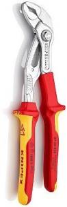 Переставные клещи KNIPEX COBRA , VDE, 50 мм (2 ), под ключ 46 мм, 250 мм, диэлектрические, хром, 2К ручки