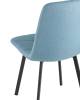 Набор из 4 стульев Stool Group Chilly OS-2011-V seat 1009-8 DUAL X4 голубой, рогожка фото 7