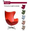 Кресло Bradex Home Egg Style Chair FR 0481 красный фото 7