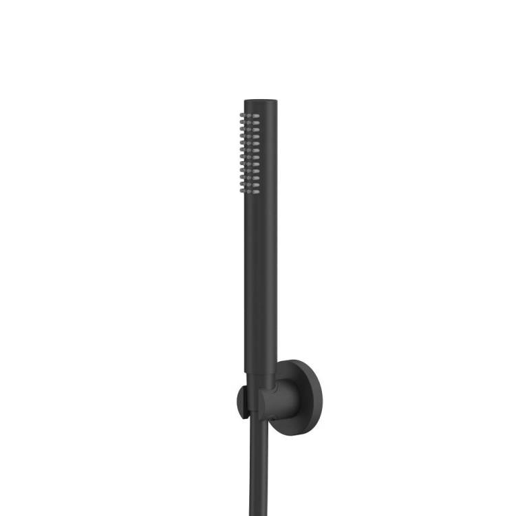 Душевой гарнитур WHITECROSS SET50MICROBL точечный, Черный матовый