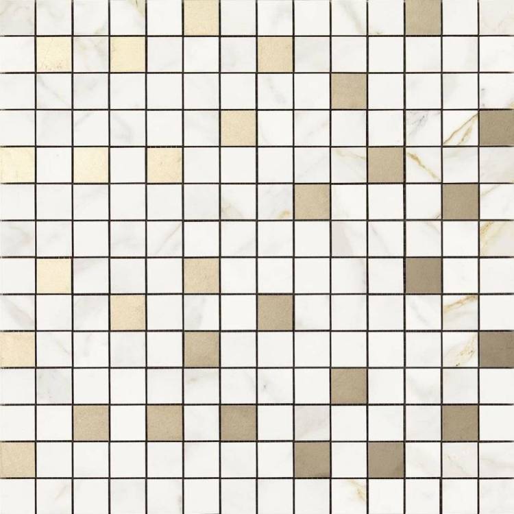 Мозаика Ragno Bistrot R4ZU Calacatta Michelangelo 40x40