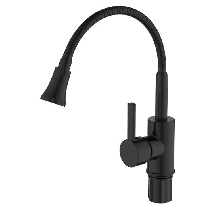 Смеситель для кухни Voda KF519B черный