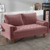 Диван Bradex Home Scott FR 0473 пыльно-розовый, двухместный фото 10