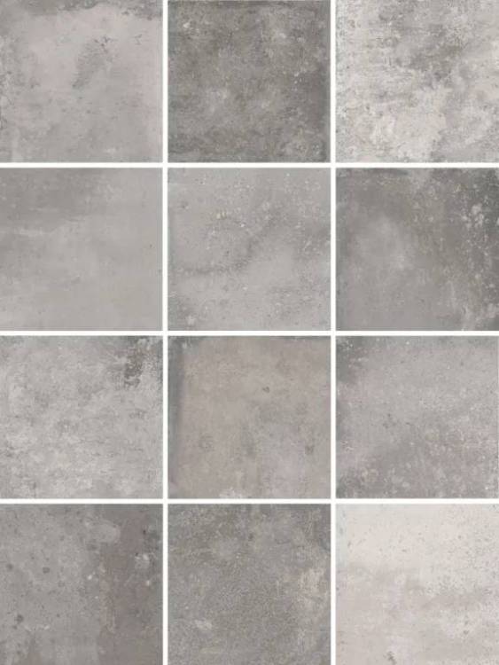 Керамическая плитка Kerama Marazzi Спартель KM1010G0011N серый матовый 29.8х39.8 из 12 частей 9.8x9.8