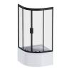 Душевой уголок AM.PM Gem W90G-401A090BT 90x90 стекло прозрачное, профиль черный матовый