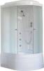 Душевая кабина Royal Bath ВК RB8120BK2-M-L с высоким поддоном, с сиденьем