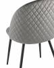 Стул Stool Group Lilly Lilly HLR-24 велюр антрацитовый фото 6