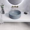 Раковина Grossman Color GR-3013BSM-21 410x410x150 голубая матовая фото 3