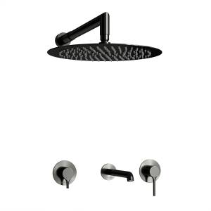 Душевой комплект Wasserkraft Rhein (Рейн) 9951.99DVR2.019.116.443GR графит