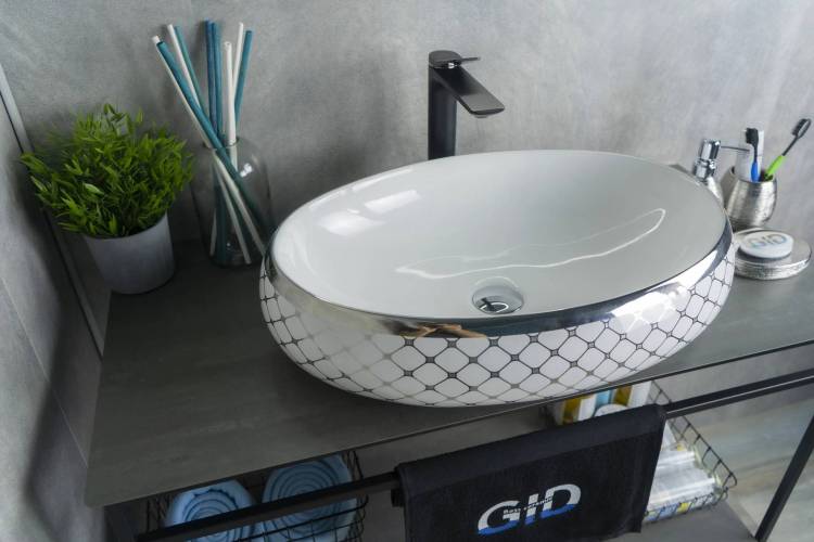 Раковина Gid Lago Nc262 52201 белая, 60x41x15