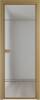 Межкомнатная дверь Profil Doors 4 AX цвет профиля Золото, стекло безопасное 6 мм матовое 700x2000
