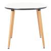 Стол Bradex Home Brooklyn FR 0405 белый 140x80x77.5 фото 3