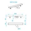 Душевой лоток RGW Shower Drain 47212260-04 SDR-22B 60x9 фото 7