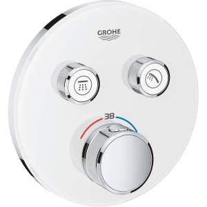 Смеситель для ванны Grohe Grohtherm SmartControl 29151LS0 Луна white термостатический