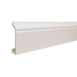 Напольный плинтус ТД Меридиан P10-W(M) гладкий 2400x100x19