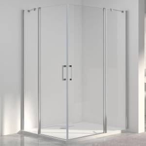 Душевой уголок Vincea Orta VSS-1O1010CL 100х100 см, профиль хром