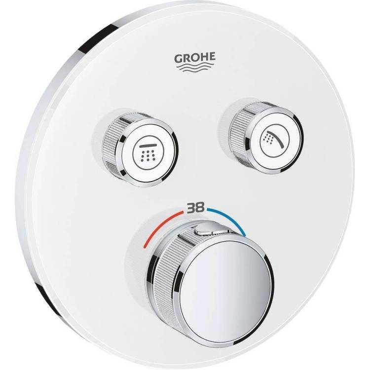 Смеситель для ванны Grohe Grohtherm SmartControl 29151LS0 Луна white термостатический
