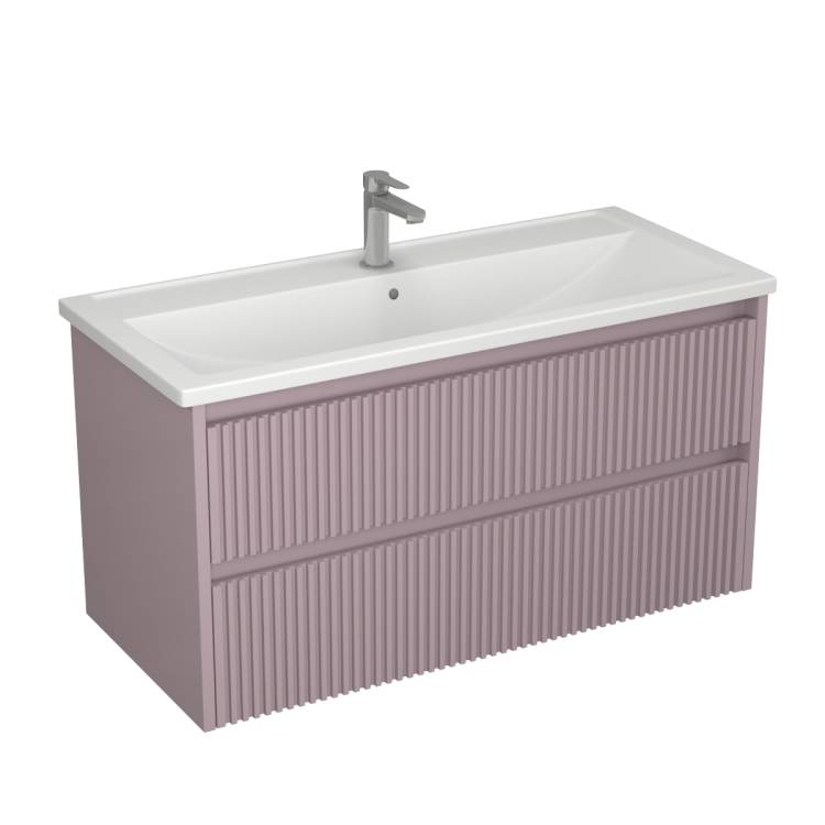 Тумба под раковину Veneciana Alterno 100 510029 пудровый матовый