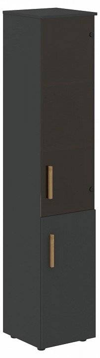 Шкаф-витрина Skyland Forta 00-07088275 Графит Черный