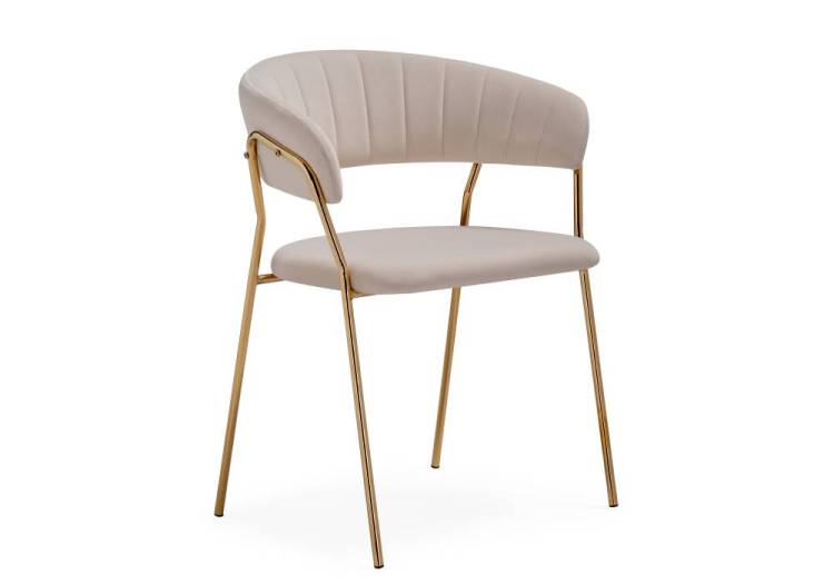 Стул Woodville Kamelia 1 15469 beige/gold