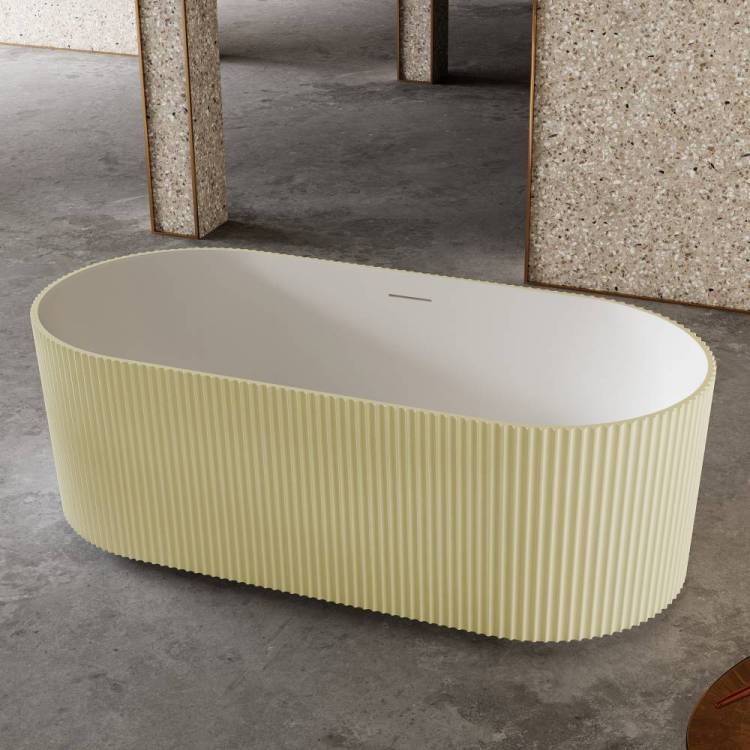 Ванна из искусственного камня Abber Stein AS9601MS 170x75 песочная матовая