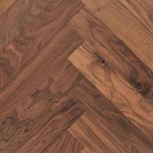 Инженерная доска Wood Bee Herringbone Американский Орех Congaree (Кангари) 600x92x12
