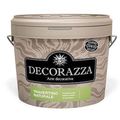 Декоративная штукатурка Decorazza Travertino Naturale TRN100-47 коричневый 15 кг