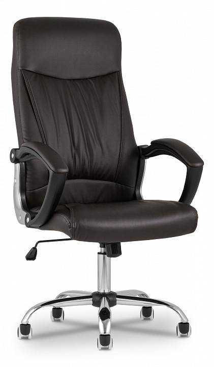 Кресло компьютерное Stool Group TopChairs Tower D-418 brown коричневое