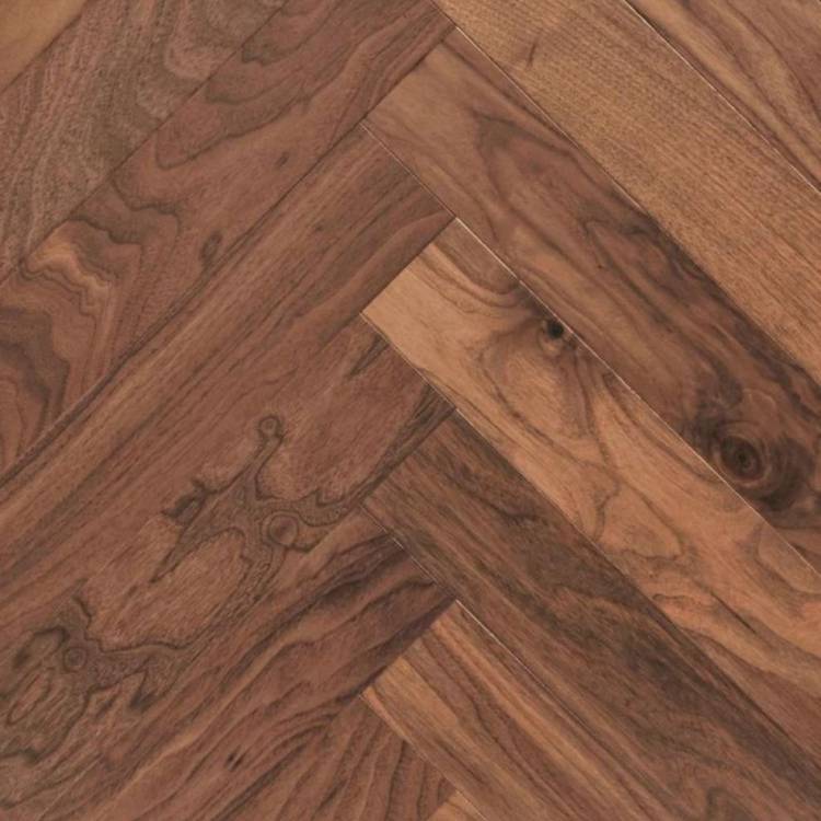 Инженерная доска Wood Bee Herringbone Американский Орех Congaree (Кангари) 600x92x12