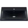 Раковина Uperwood Foster Quartz 291030053 60 см, уголь, черная матовая