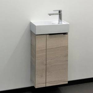 Тумба с раковиной Comforty Асти 40 дуб дымчатый 9140