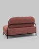 Диван Stool Group Стоун vd-dv-stone-cl-coral коралловый, велюр рельефный фото 5