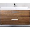 Тумба с раковиной Belbagno Aurora AURORA-900-2C-SO-RT 90x45x50 Rovere Tabacco подвесная с двумя выкатными ящиками фото 3