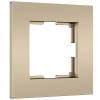Рамка 1-постовая Werkel Slab W0012911 шампань софт