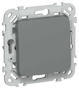 Выключатель 1-клавишный перекрестный IEK Flite FI-V13-0-10-K80 мокрый асфальт