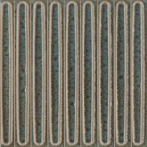 Декор Kerama Marazzi Далия KMD2SOB002BN чипсет бирюзовый тёмный глянцевый 20x20