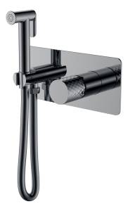 Гигиенический душ Boheme Stick 127-SGM Shine Gun Metal ручка Diamond