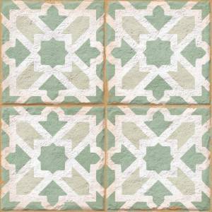 Керамогранит Ennface Pattern ENPTR6009MT2020 Morocco Mint 20x20